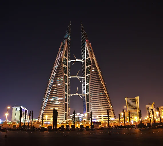 Bahrain modern city and digital business