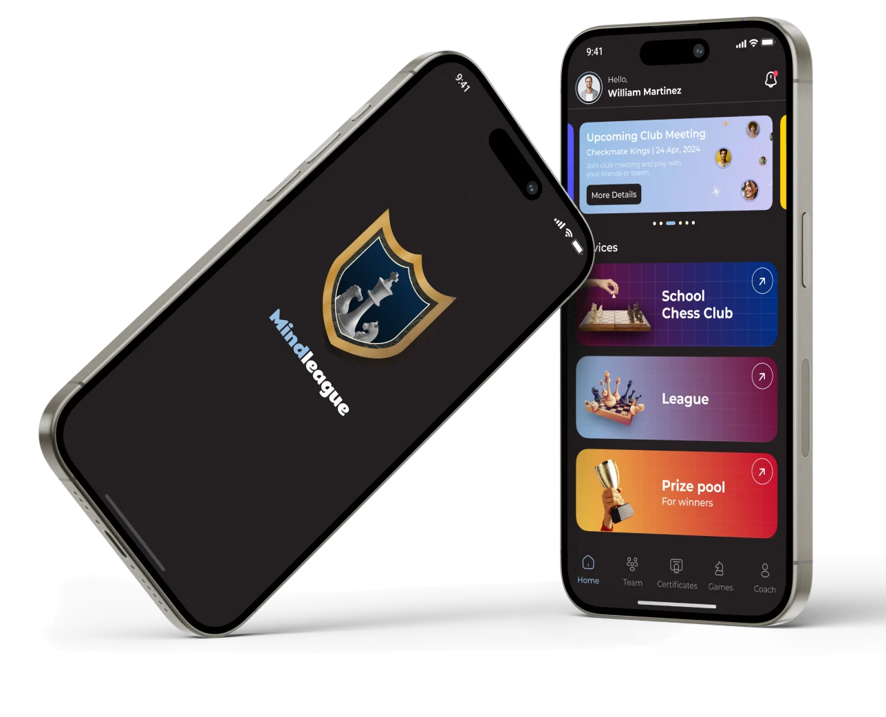 Mindleague AI Chess Gaming App