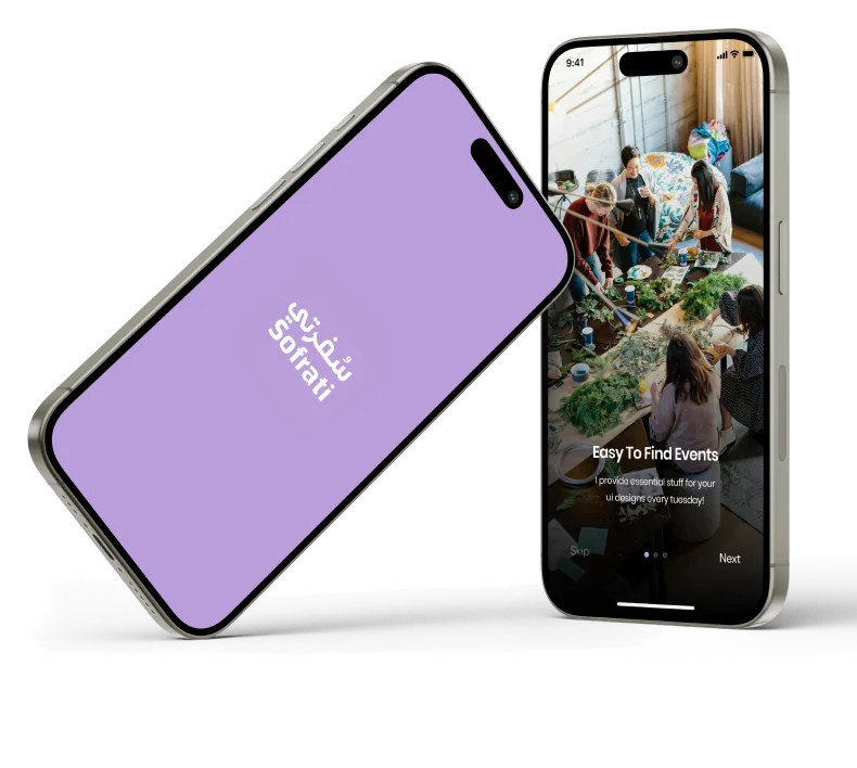 Sofrati service booking mobile app case study screenshot